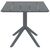 PARIS DARK GREY 80X80X74εκ. ΤΡΑΠΕΖΙ ΠΟΛ/ΝΙΟΥ - ΤΡΑΠΕΖΙΑ ΕΞ. ΧΩΡΟΥ στο Milonadakis.gr