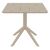 PARIS TAUPE 80X80X74εκ. ΤΡΑΠΕΖΙ ΠΟΛ/ΝΙΟΥ - ΤΡΑΠΕΖΙΑ ΕΞ. ΧΩΡΟΥ στο Milonadakis.gr