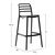 ΣΚΑΜΠΟ BAR ΠΟΛΥΠΡΟΠΥΛΕΝΙΟΥ SNOD HM6099.02 ΜΑΥΡΟ 37,2x50x101,5Υεκ. - ΣΚΑΜΠΩ στο Milonadakis.gr