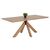 ΤΡΑΠΕΖΙ PAOLO HM9853 MDF ΜΕ ΚΑΠΛΑΜΑ ΦΡΑΞΙΝΟΥ-ΠΟΔΙΑ RUBBERWOOD-ΦΥΣΙΚΟ 180x90x75Yεκ - ΤΡΑΠΕΖΙΑ ΚΟΥΖΙΝΑΣ στο Milonadakis.gr
