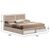 ΚΡΕΒΑΤΙ CAPRI HM312.16 ΜΕ 2 ΣΥΡΤΑΡΙΑ SONAMA ΛΕΥΚΟ ΓΙΑ ΣΤΡΩΜΑ 150x200 εκ. - ΚΡΕΒΑΤΙΑ στο Milonadakis.gr