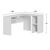 ΓΩΝΙΑΚΟ ΓΡΑΦΕΙΟ SHIG HM2135.03 MDF ΣΕ ΛΕΥΚΟ 140x120x75Υεκ - ΓΡΑΦΕΙΑ στο Milonadakis.gr