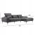 ΚΑΝΑΠΕΣ ΔΕΞΙΑ ΓΩΝΙΑ DIVYA HM3267.02R ΣΥΝΘ.SUEDE ΓΚΡΙ 264x175x99Υεκ. - ΚΑΝΑΠΕΔΕΣ-ΣΑΛΟΝΙΑ στο Milonadakis.gr