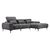 ΚΑΝΑΠΕΣ ΔΕΞΙΑ ΓΩΝΙΑ DIVYA HM3267.02R ΣΥΝΘ.SUEDE ΓΚΡΙ 264x175x99Υεκ. - ΚΑΝΑΠΕΔΕΣ-ΣΑΛΟΝΙΑ στο Milonadakis.gr