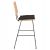 ΣΚΑΜΠΟ ΜΠΑΡ ALLEGRA HM5455.11 ΜΕΤΑΛΛΟ&ΜΑΞΙΛΑΡΙ ΜΑΥΡΟ-WICKER ΜΠΕΖ 56x59x116,5Υεκ. - ΣΚΑΜΠΩ στο Milonadakis.gr