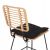 ΣΚΑΜΠΟ ΜΠΑΡ ALLEGRA HM5455.11 ΜΕΤΑΛΛΟ&ΜΑΞΙΛΑΡΙ ΜΑΥΡΟ-WICKER ΜΠΕΖ 56x59x116,5Υεκ. - ΣΚΑΜΠΩ στο Milonadakis.gr