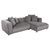 ΚΑΝΑΠΕΣ ΓΩΝΙΑ 3-ΘΕΣΙΟΣ GRACE HM3280.03R ΓΚΡΙ ΥΦΑΣΜΑ 252x105-160x70-90Υεκ. - ΚΑΝΑΠΕΔΕΣ-ΣΑΛΟΝΙΑ στο Milonadakis.gr