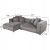ΚΑΝΑΠΕΣ ΓΩΝΙΑ (ΑΡΙΣΤΕΡΗ) 3-ΘΕΣΙΟΣ GRACE HM3280.03L ΓΚΡΙ ΥΦΑΣΜΑ 252x160x70-90Υεκ - ΚΑΝΑΠΕΔΕΣ-ΣΑΛΟΝΙΑ στο Milonadakis.gr
