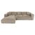 ΚΑΝΑΠΕΣ ΓΩΝΙΑ (ΑΡΙΣΤΕΡΗ) BRICKEN HM3275.01L ΜΠΕΖ ΥΦΑΣΜΑ 110-282x98-160x72Υεκ. - ΚΑΝΑΠΕΔΕΣ-ΣΑΛΟΝΙΑ στο Milonadakis.gr