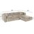 ΚΑΝΑΠΕΣ ΓΩΝΙΑ (ΔΕΞΙΑ) TREAT HM3277.01Ρ ΜΠΕΖ ΥΦΑΣΜΑ 270x163x74Υεκ. - ΚΑΝΑΠΕΔΕΣ-ΣΑΛΟΝΙΑ στο Milonadakis.gr