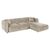 ΚΑΝΑΠΕΣ ΓΩΝΙΑ (ΔΕΞΙΑ) TREAT HM3277.01Ρ ΜΠΕΖ ΥΦΑΣΜΑ 270x163x74Υεκ. - ΚΑΝΑΠΕΔΕΣ-ΣΑΛΟΝΙΑ στο Milonadakis.gr
