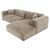 ΚΑΝΑΠΕΣ ΓΩΝΙΑ BRICKEN HM3275.01R ΜΠΕΖ ΥΦΑΣΜΑ 110-282x98-160x72Υεκ. - ΚΑΝΑΠΕΔΕΣ-ΣΑΛΟΝΙΑ στο Milonadakis.gr