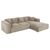 ΚΑΝΑΠΕΣ ΓΩΝΙΑ BRICKEN HM3275.01R ΜΠΕΖ ΥΦΑΣΜΑ 110-282x98-160x72Υεκ. - ΚΑΝΑΠΕΔΕΣ-ΣΑΛΟΝΙΑ στο Milonadakis.gr