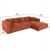 ΚΑΝΑΠΕΣ ΓΩΝΙΑ BRICKEN HM3275.03R ΚΕΡΑΜΙΔΙ ΥΦΑΣΜΑ 110-282x98-160x72Υεκ. - ΚΑΝΑΠΕΔΕΣ-ΣΑΛΟΝΙΑ στο Milonadakis.gr