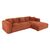 ΚΑΝΑΠΕΣ ΓΩΝΙΑ BRICKEN HM3275.03R ΚΕΡΑΜΙΔΙ ΥΦΑΣΜΑ 110-282x98-160x72Υεκ. - ΚΑΝΑΠΕΔΕΣ-ΣΑΛΟΝΙΑ στο Milonadakis.gr
