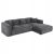 ΚΑΝΑΠΕΣ ΓΩΝΙΑ BRICKEN HM3275.04R ΑΝΘΡΑΚΙ ΥΦΑΣΜΑ 110-282x98-160x72Υεκ. - ΚΑΝΑΠΕΔΕΣ-ΣΑΛΟΝΙΑ στο Milonadakis.gr