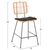 ΣΚΑΜΠΟ ΜΕΣ.ΥΨΟΥΣ ALLEGRA HM5644.11 ΜΕΤΑΛΛΟ&ΜΑΞΙΛΑΡΙ ΜΑΥΡΟ-WICKER ΜΠΕΖ 53x56x107Υεκ. - ΣΚΑΜΠΩ στο Milonadakis.gr