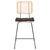 ΣΚΑΜΠΟ ΜΕΣ.ΥΨΟΥΣ ALLEGRA HM5644.11 ΜΕΤΑΛΛΟ&ΜΑΞΙΛΑΡΙ ΜΑΥΡΟ-WICKER ΜΠΕΖ 53x56x107Υεκ. - ΣΚΑΜΠΩ στο Milonadakis.gr
