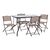 ΣΕΤ ΕΞ.ΧΩΡΟΥ 5ΤΜΧ MAG HM21034 ΤΡΑΠΕΖΙ ADAM & 4 ΠΤΥΣΣΟΜΕΝΕΣ ΚΑΡΕΚΛΕΣ-ΚΑΦΕ - ΣΕΤ ΤΡΑΠΕΖΑΡΙΕΣ στο Milonadakis.gr