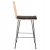 ΣΚΑΜΠΟ ΜΕΣ.ΥΨΟΥΣ ALLEGRA HM5643.11 ΜΕΤΑΛΛΟ&ΜΑΞΙΛΑΡΙ ΜΑΥΡΟ-WICKER ΜΠΕΖ 50x55x103Υεκ. - ΣΚΑΜΠΩ στο Milonadakis.gr