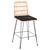 ΣΚΑΜΠΟ ΜΕΣ.ΥΨΟΥΣ ALLEGRA HM5643.11 ΜΕΤΑΛΛΟ&ΜΑΞΙΛΑΡΙ ΜΑΥΡΟ-WICKER ΜΠΕΖ 50x55x103Υεκ. - ΣΚΑΜΠΩ στο Milonadakis.gr