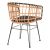 ΠΟΛΥΘΡΟΝΑ ΕΞ.ΧΩΡΟΥ ALLEGRA HM5456.11 ΜΕΤΑΛΛΟ&ΜΑΞΙΛΑΡΙ ΜΑΥΡΟ-WICKER ΜΠΕΖ 58x61x81Y - ΚΑΡΕΚΛΕΣ - ΠΟΛΥΘΡΟΝΕΣ στο Milonadakis.gr