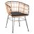 ΠΟΛΥΘΡΟΝΑ ΕΞ.ΧΩΡΟΥ ALLEGRA HM5456.11 ΜΕΤΑΛΛΟ&ΜΑΞΙΛΑΡΙ ΜΑΥΡΟ-WICKER ΜΠΕΖ 58x61x81Y - ΚΑΡΕΚΛΕΣ - ΠΟΛΥΘΡΟΝΕΣ στο Milonadakis.gr