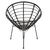 ΠΟΛΥΘΡΟΝΑ ΤΥΠΟΥ ΦΩΛΙΑ ΜΕΤΑΛΛΙΚΗ ALLEGRA HM5458.12 ΜΕ WICKER-ΜΑΥΡΟ 73x78x88Υεκ. - ΚΑΡΕΚΛΕΣ - ΠΟΛΥΘΡΟΝΕΣ στο Milonadakis.gr