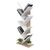 ΒΙΒΛΙΟΘΗΚΗ LIANA HM18193.03 ΜΕΛΑΜΙΝΗ SONAMA-ΛΕΥΚΗ 53x27x138Υεκ. - ΒΙΒΛΙΟΘΗΚΕΣ στο Milonadakis.gr