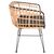ΠΑΓΚΑΚΙ ΔΙΘΕΣΙΟ ALLEGRA HM5692.11 P.E.RATTAN ΜΠΕΖ-ΜΑΥΡΟΣ ΜΕΤΑΛ.ΣΚΕΛΕΤΟΣ 125x60x77Υεκ - ΠΑΓΚΑΚΙΑ στο Milonadakis.gr