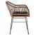 ΠΟΛΥΘΡΟΝΑ ALLEGRA HM5663.11 ΜΕΤΑΛ.ΣΚΕΛΕΤΟΣ-P.E.RATTAN ΜΠΕΖ-ΜΑΥΡΟ 58x59x81Υεκ - ΚΑΡΕΚΛΕΣ - ΠΟΛΥΘΡΟΝΕΣ στο Milonadakis.gr