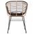 ΠΟΛΥΘΡΟΝΑ ALLEGRA HM5663.11 ΜΕΤΑΛ.ΣΚΕΛΕΤΟΣ-P.E.RATTAN ΜΠΕΖ-ΜΑΥΡΟ 58x59x81Υεκ - ΚΑΡΕΚΛΕΣ - ΠΟΛΥΘΡΟΝΕΣ στο Milonadakis.gr