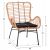 ΠΟΛΥΘΡΟΝΑ ΣΤΥΛ ΜΠΕΡΖΕΡΑΣ ALLEGRA HM5704.11 P.E.RATTAN ΜΠΕΖ-ΜΑΥΡΟ ΜΕΤΑΛΛΟ 66x59x90Υεκ. - ΚΑΡΕΚΛΕΣ - ΠΟΛΥΘΡΟΝΕΣ στο Milonadakis.gr