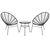 ΣΕΤ ΕΞΩΤΕΡΙΚΟΥ ΧΩΡΟΥ 3ΤΜΧ ALLEGRA HM21047.12 ΜΑΥΡΟ ΣΥΝΘ.RATTAN & ΜΕΤΑΛΛΟ - ΣΕΤ ΤΡΑΠΕΖΑΡΙΕΣ στο Milonadakis.gr