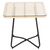 ΤΡΑΠΕΖΑΚΙ GERRY HM5717.11 ΜΕ WICKER ΜΠΕΖ-ΜΑΥΡΟ ΜΕΤΑΛ.ΣΚΕΛΕΤΟ 50x50x47,5Υεκ. - ΤΡΑΠΕΖΙΑ ΕΞ. ΧΩΡΟΥ στο Milonadakis.gr