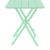 HELEN OPALINE GREEN 60Χ60X74εκ. ΤΡΑΠΕΖΙ ΠΤΥΣ/ΝΟ ΠΟΛ/ΝΙΟΥ - ΤΡΑΠΕΖΙΑ ΕΞ. ΧΩΡΟΥ στο Milonadakis.gr