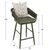 ΣΚΑΜΠΟ ΑΛΟΥΜΙΝΙΟΥ CAMDEN HM6142.09 ΜΑΞΙΛΑΡΙ ΜΕ PRINT-DARK OLIVE 56x60x108Υεκ. - ΣΚΑΜΠΩ στο Milonadakis.gr