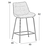 Σκαμπό Μπάρ 4τμχ Ermina Grey Ύφασμα 49x49x62-94εκ. - ΣΚΑΜΠΟ ΜΠΑΡ στο Milonadakis.gr
