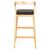 ΣΚΑΜΠΟ ΜΠΑΡ NAMI HM9952.01 RUBBERWOOD ΣΕ ΟΑΚ-ΜΑΥΡΟ PU 47,5x59x102,5Υεκ. - ΣΚΑΜΠΟ ΜΠΑΡ στο Milonadakis.gr