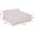 ΠΟΥΦ YAMIN 2ΑΤΟΜΩΝ ΜΕ TEXTILENE 600gr/m2 2X1 ΛΕΥΚΟ HM5773.11 140x140x40-60Υεκ. - ΠΟΥΦ στο Milonadakis.gr