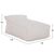 ΠΟΥΦ ZAFER HM5772.11 ΜΕ TEXTILENE 600gr/m2 2X1 ΛΕΥΚΟ 88x128x60Υεκ - ΠΟΥΦ στο Milonadakis.gr