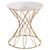 ΒΟΗΘΗΤΙΚΟ ΤΡΑΠΕΖΑΚΙ RUDY HM18037.01 ΚΕΡΑΜΙΚΟ TOP ΛΕΥΚΟ-ΜΕΤΑΛΛΟ ΧΡΥΣΟ Φ45x48,5Υεκ. - ΒΟΗΘΗΤΙΚΑ ΤΡΑΠΕΖΑΚΙΑ στο Milonadakis.gr