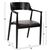 ΣΕΤ ΤΡΑΠΕΖΑΡΙΑΣ 5ΤΜΧ KINGSLEY HM21075.02 ΣΤΡΟΓΓΥΛΟ ΤΡΑΠΕΖΙ Φ120εκ.& 4 ΚΑΡΕΚΛΕΣ-ΜΑΥΡΟ - ΤΡΑΠΕΖΑΡΙΕΣ στο Milonadakis.gr