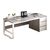 Γραφείο Salto pakoworld με ραφιέρα-MDF γκρι-λευκό 120x48x74εκ - ΓΡΑΦΕΙΑ στο Milonadakis.gr