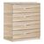 Συρταριέρα Killian pakoworld  με 4 συρτάρια sonoma 80x40x80εκ - ΣΥΡΤΑΡΙΕΡΕΣ - ΤΟΥΑΛΕΤΕΣ στο Milonadakis.gr