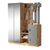 Έπιπλο εισόδου Doorse pakoworld μελαμίνης ανθρακί-sonoma 147.5x35x180εκ - ΕΠΙΠΛΑ ΕΙΣΟΔΟΥ στο Milonadakis.gr