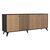 Μπουφές Flipter pakoworld μελαμίνης oak-μαύρο 182x40x78,6εκ - ΜΠΟΥΦΕΔΕΣ-ΚΟΝΣΟΛΕΣ στο Milonadakis.gr