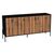 Μπουφές Twely pakoworld μελαμίνης καρυδί-μαύρο 160x40,5x79εκ - ΜΠΟΥΦΕΔΕΣ-ΚΟΝΣΟΛΕΣ στο Milonadakis.gr