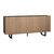 Μπουφές Kioubo pakoworld μελαμίνης oak-μαύρο 180x42x80εκ - ΜΠΟΥΦΕΔΕΣ-ΚΟΝΣΟΛΕΣ στο Milonadakis.gr
