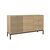 Μπουφές Leodrif pakoworld μελαμίνης oak-μαύρο 140x40x80εκ - ΜΠΟΥΦΕΔΕΣ-ΚΟΝΣΟΛΕΣ στο Milonadakis.gr